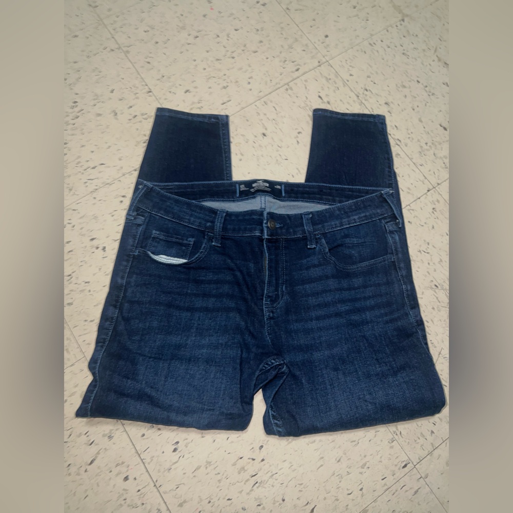 Hollister Dark Blue Denim Jeanssize 12S